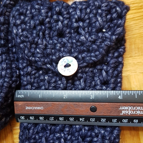 Hand crocheted over the shoulder/crossbody side bag - Picture 2 of 6